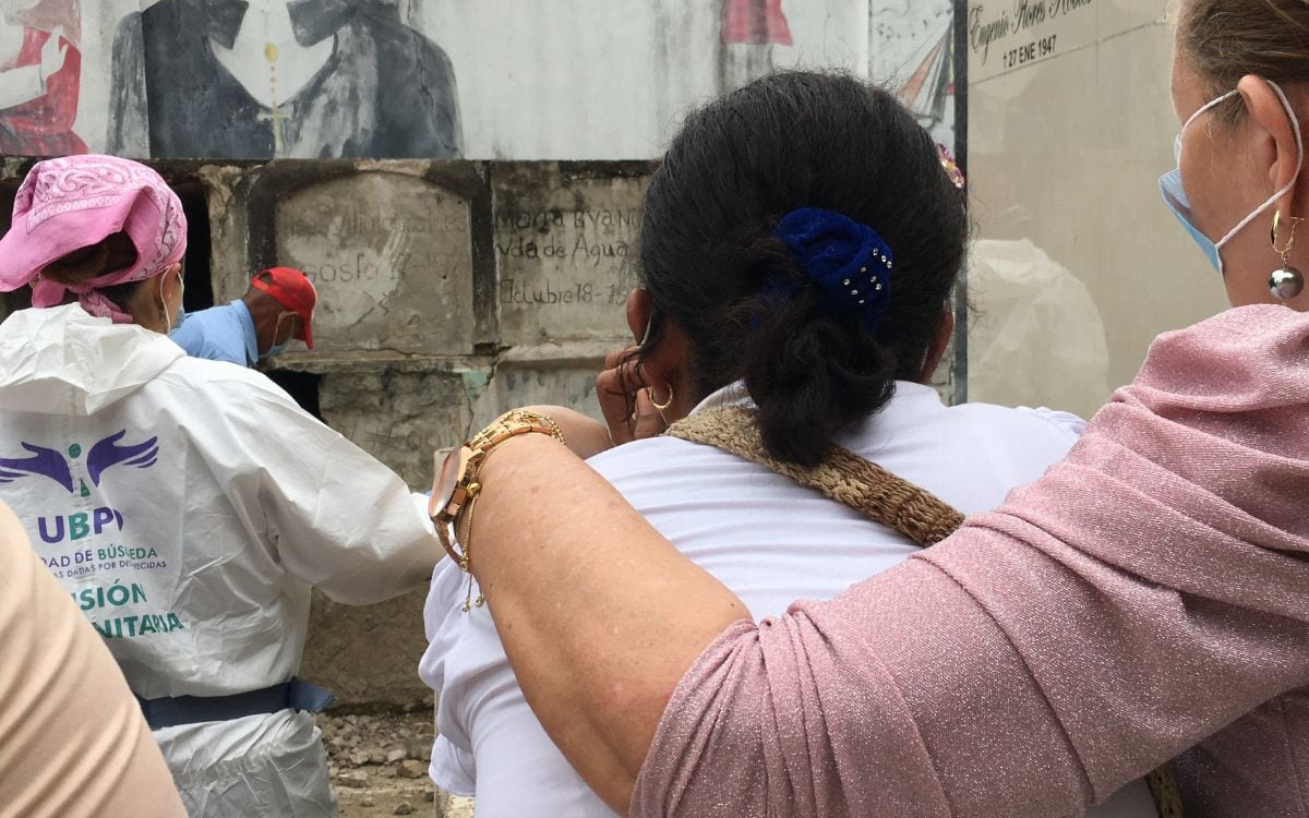 La entrega digna de los cuerpos y las honras fúnebres se ajustan a las costumbres y creencias de las familias - crédito comunicaciones Ubpd