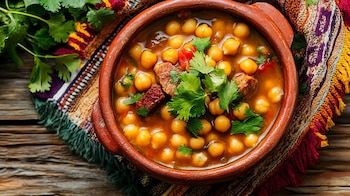 La cazuela de garbanzos es