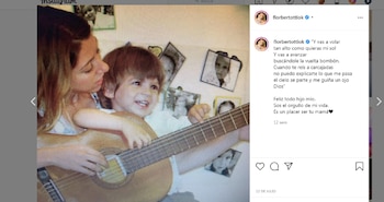 Florencia Bertotti junto a su