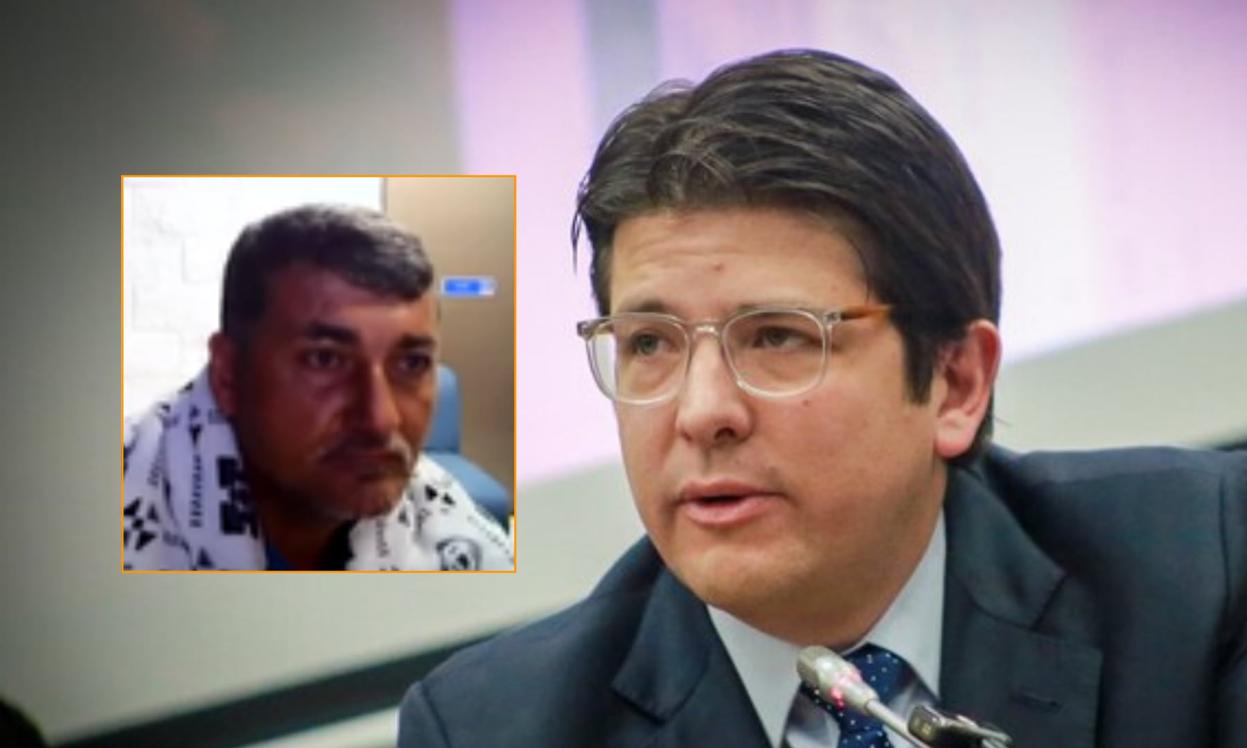 Simeón Pérez Marroquín fue condenado a más de 20 años de cárcel - crédito Captura de pantalla de audiencia y @SenadoGovCo/X