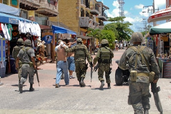 Los cateos se hicieron en cinco inmuebles del municpio de Benito Juárez. FOTO: AMARANTA PRIETO/CUARTOSCURO.COM