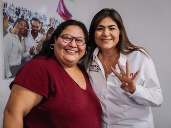 Citlalli Hernández también ha apoyado