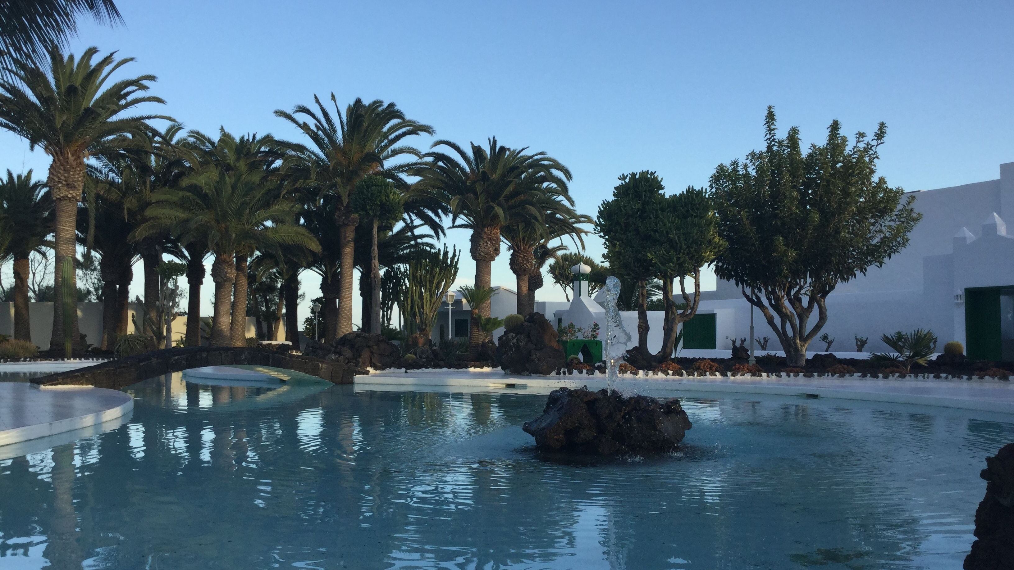 Piscina de la residencia de La Mareta (Foto: Patrimonio Nacional)