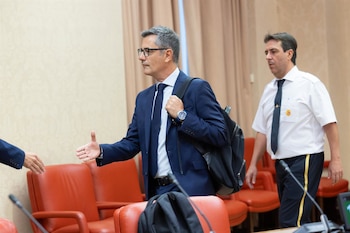 27/08/2026 El ministro de la Presidencia, Justicia y Relaciones con las Cortes, Félix Bolaños, comparece a petición propia ante la Comisión Mixta de Seguridad Nacional, en el Congreso de los Diputados, a 18 de agosto de 2026, en Madrid (España). La intervención tiene como objeto informar sobre la gestión de sus competencias en relación con los hechos sucedidos en la Ciudad Autónoma de Ceuta el pasado 30 de julio y días posteriores.
POLITICA
Jesús Hellín - Europa Press
