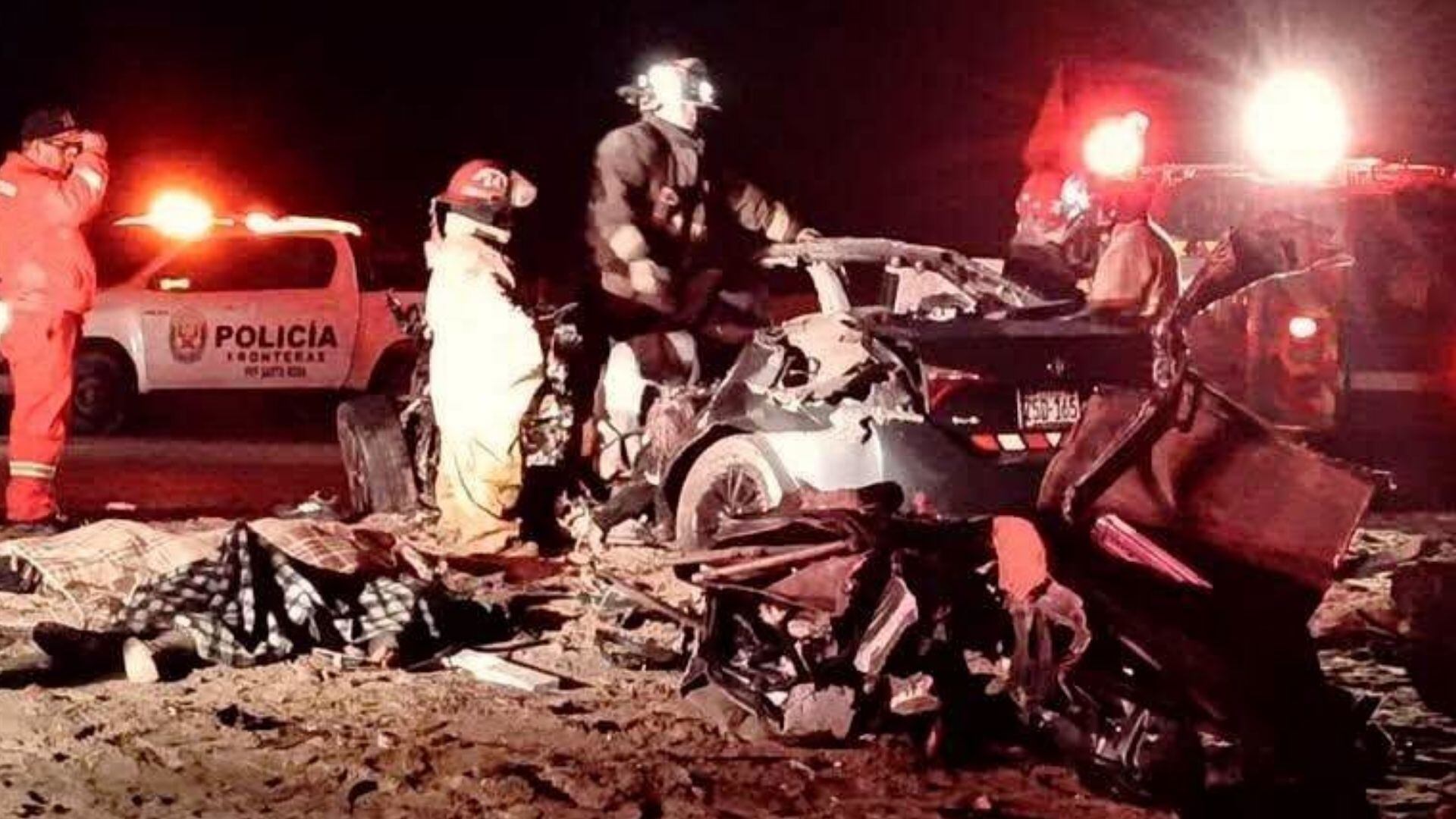 Tragedia en la Panamericana Sur: Cuatro personas, entre peruanos y chilenos, mueren en accidente en Tacna