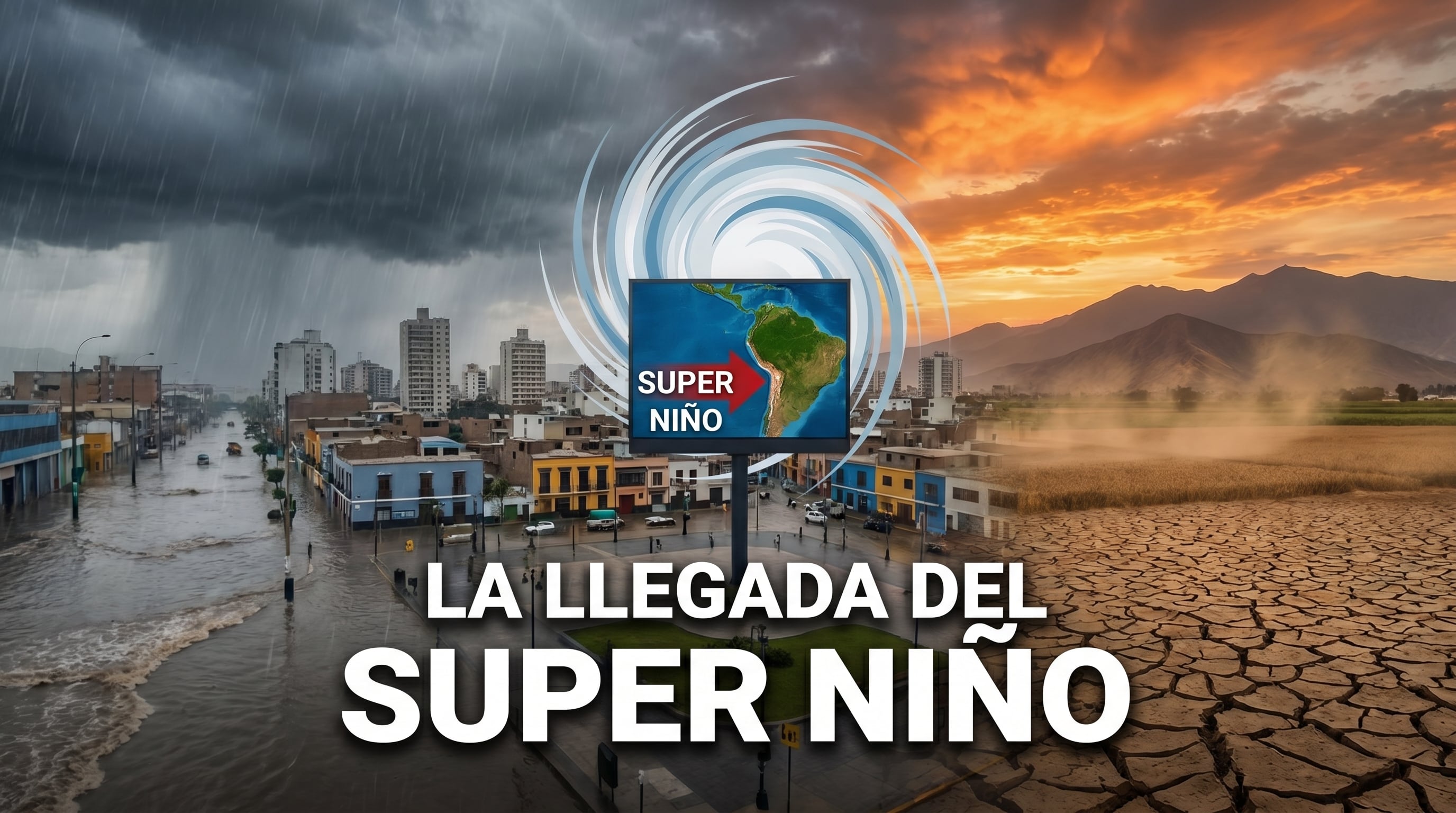 El NOAA y el Centro Europeo de Pronósticos Meteorológicos elevaron la probabilidad de un Super Niño para el último trimestre de 2026 en el Pacífico central (Imagen Ilustrativa Infobae)