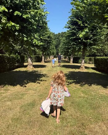 El príncipe Archie, la princesa Lilibet y el príncipe Harry en Althorp Estate. Foto: Instagram (@meghan)