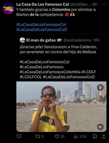 La noche de eliminación fue