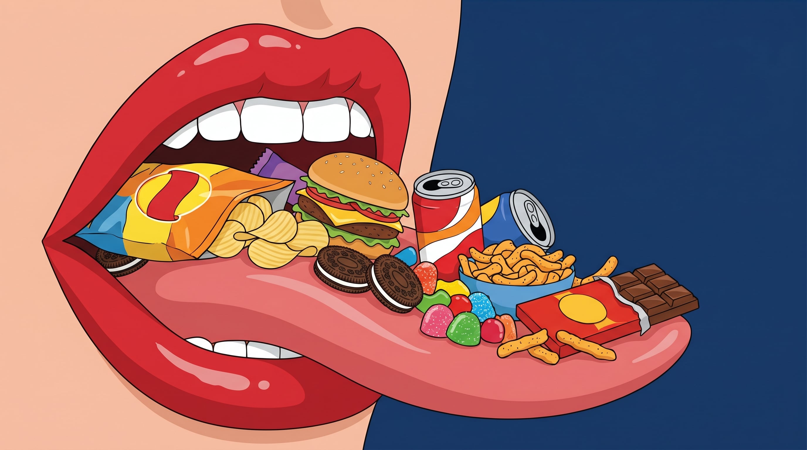 Los alimentos ultraprocesados desplazaron opciones frescas y naturales y ganaron presencia en la vida cotidiana por su bajo costo, practicidad y sabor (Imagen Ilustrativa Infobae)