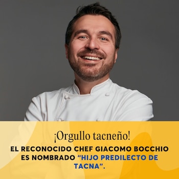 Giacomo Bocchio nació en Tacna