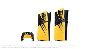 El diseño de la PS5 de Wolverine incorpora un efecto transparente en las tapas que deja entrever el interior del dispositivo.