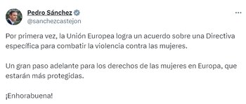 Declaraciones de Pedro Sánchez tras