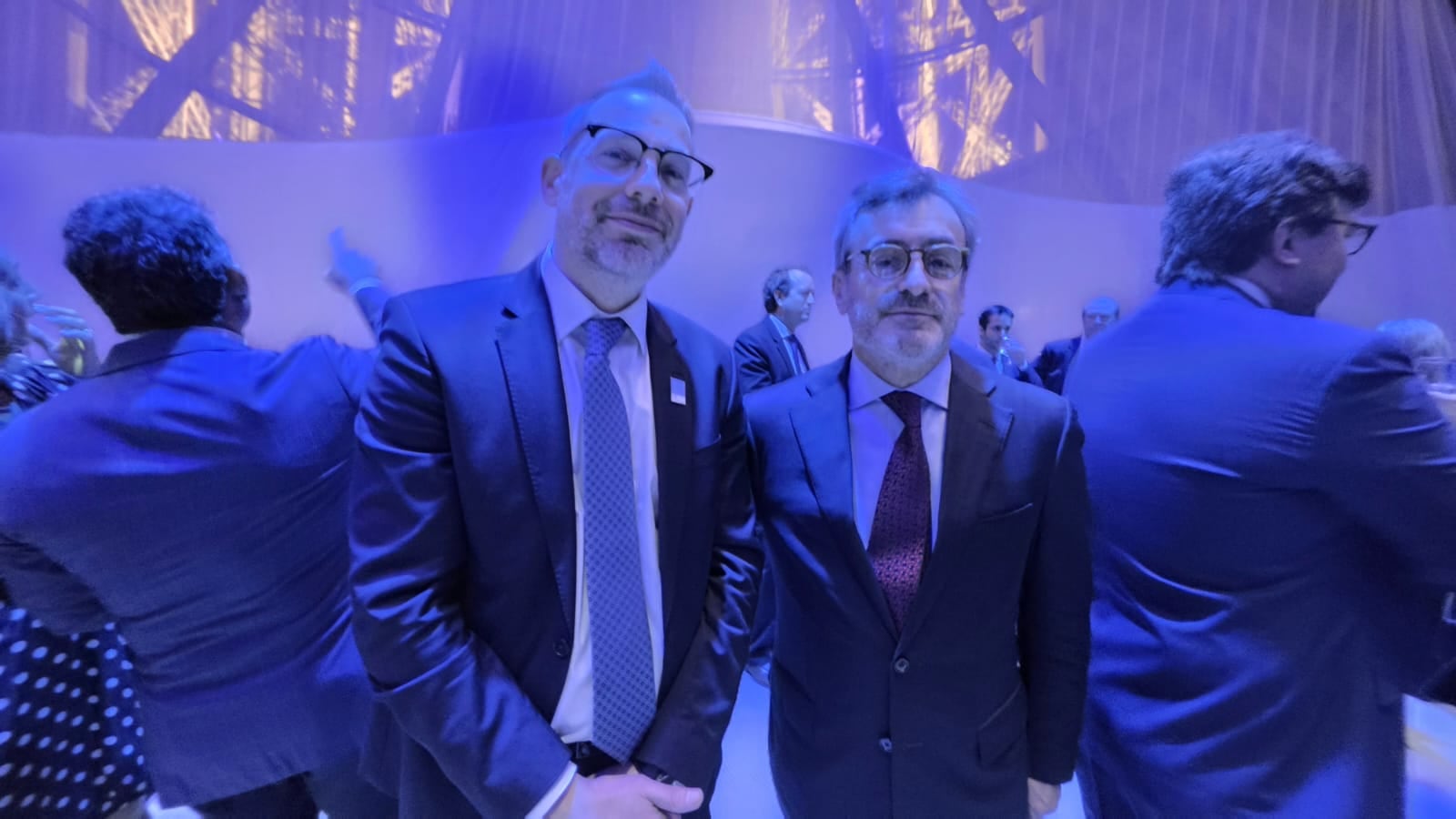 Diego Sucalesca, PromArgentina, y Martín Rappallini, presidente de la UIA.