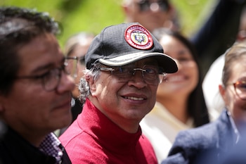 Gustavo Petro, presidente saliente de Colombia - crédito Cristian Bayona/Colprensa