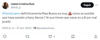 Los internautas atacaron al jurado