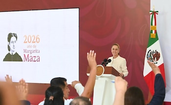 Sheinbaum habló sobre el ataque que sufrió la diseñadora de modas Elvis Guerra, quien diseñó el vestido que utilizó durante el Grito de Independencia, el pasado 15 de septiembre. (Presidencia)