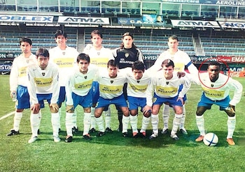 Joffre Guerrón durante su paso por Boca Juniors