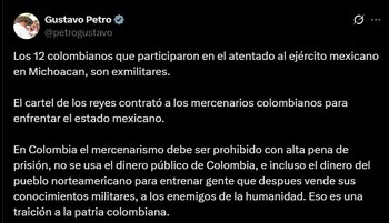 El presidente colombiano calificó de