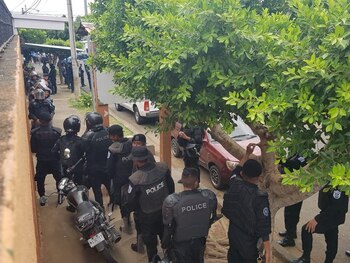 La policía del régimen de