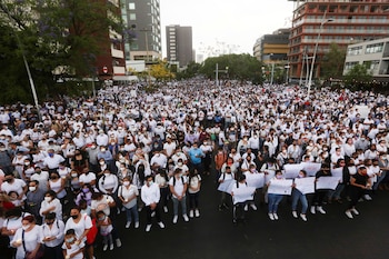 Miles de manifestantes tomaron las
