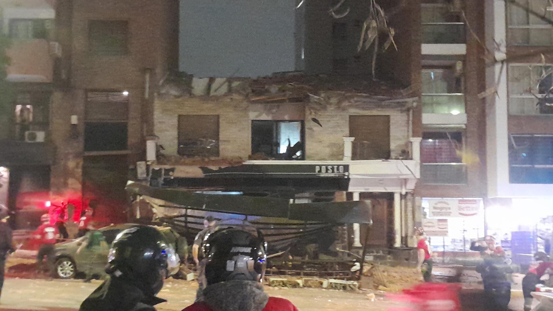 Al momento del derrumbe, la provincia estaba bajo alerta amarilla por fuertes vientos