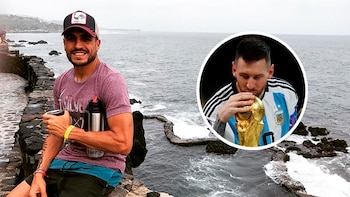 Trabajó como bañero, superó a