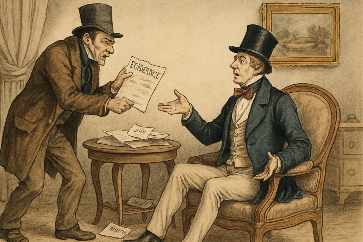 Las relaciones entre deudores y acreedores en Francia influían en todos los estratos sociales tras la Revolución Francesa (Imagen Ilustrativa Infobae)