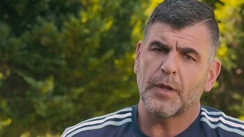 El masajista Marcelo D'Andrea se