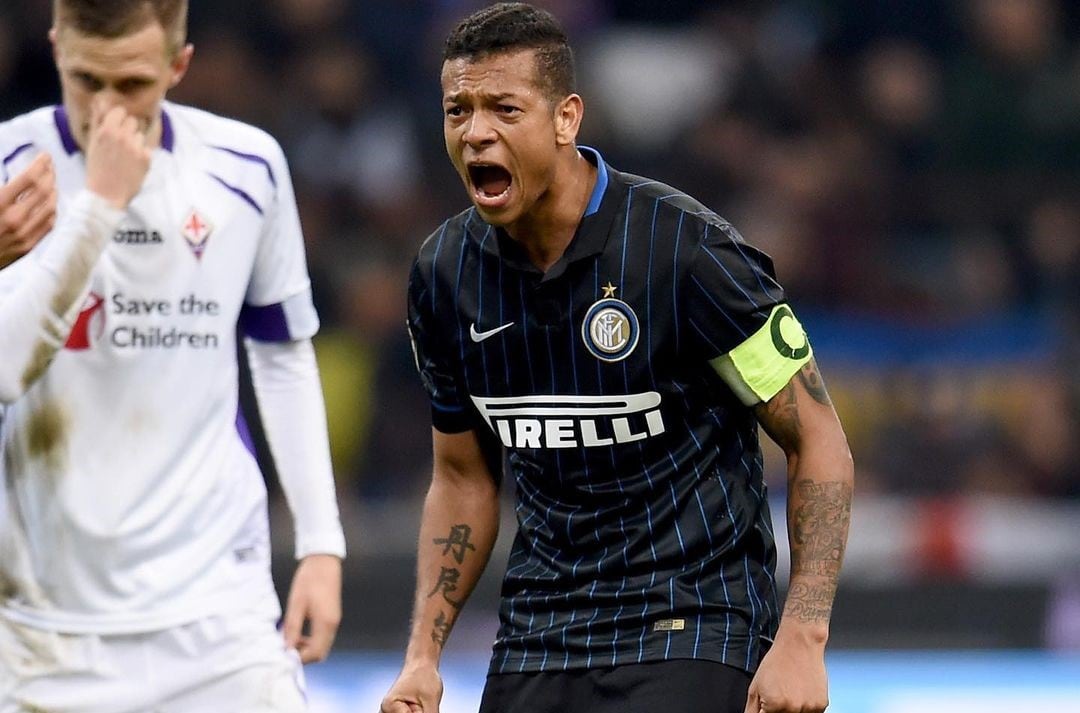 El momento cumbre de Fredy Guarín fue cuando defendió la camiseta del Inter de Milán de la Liga Italiana - crédito @fguarin13/Instagran