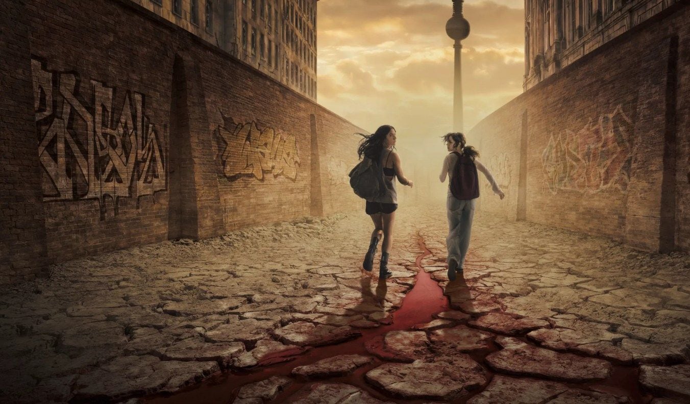Cartel promocional de 'City of Blood' serie para Disney+ basada en la novela gráfica 'Berlinoir'