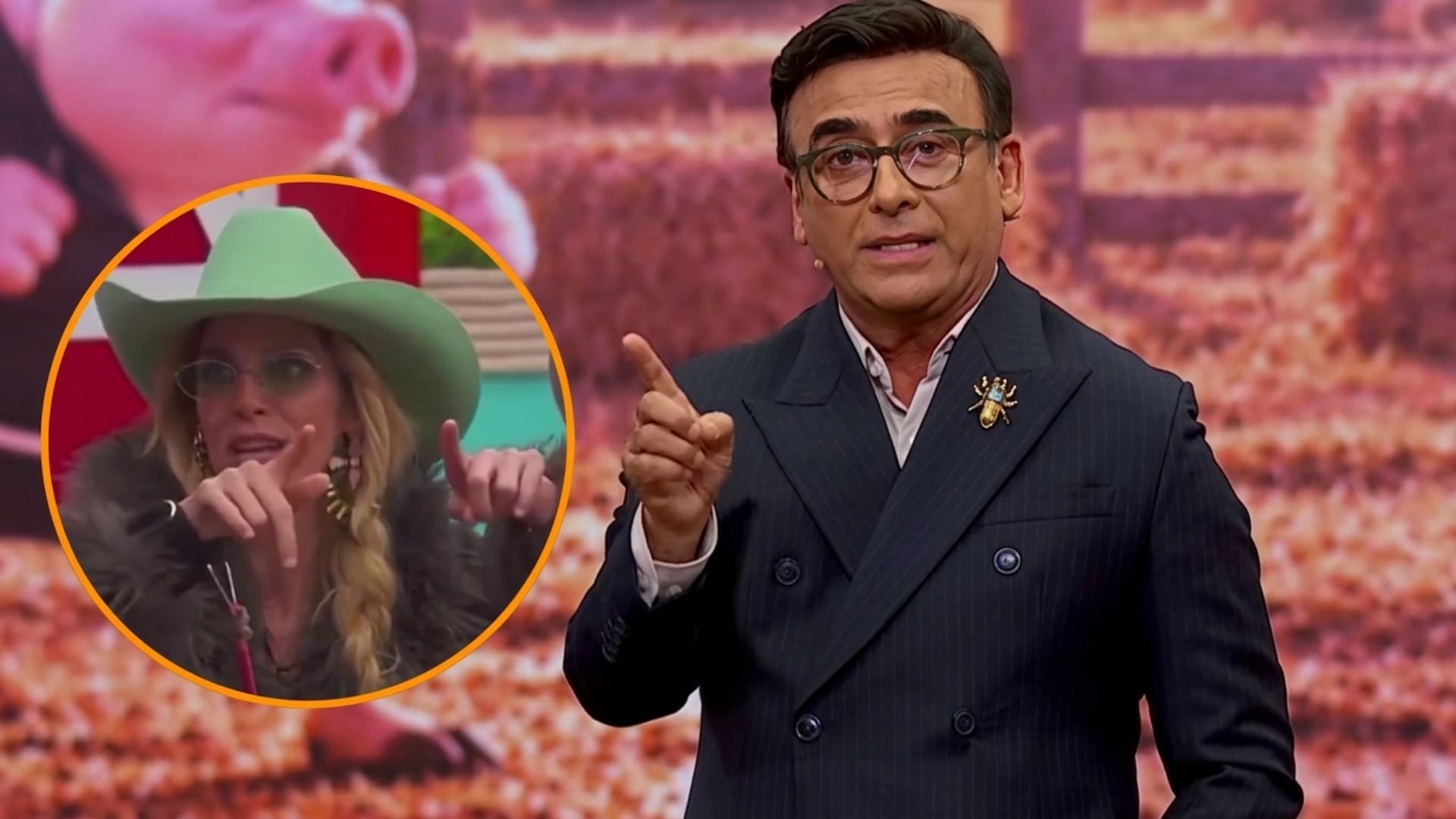 La tensión subió de nivel durante la más reciente gala de La Granja VIP tras un cruce entre Adal Ramones y Natalia Alcocer. (YouTube)