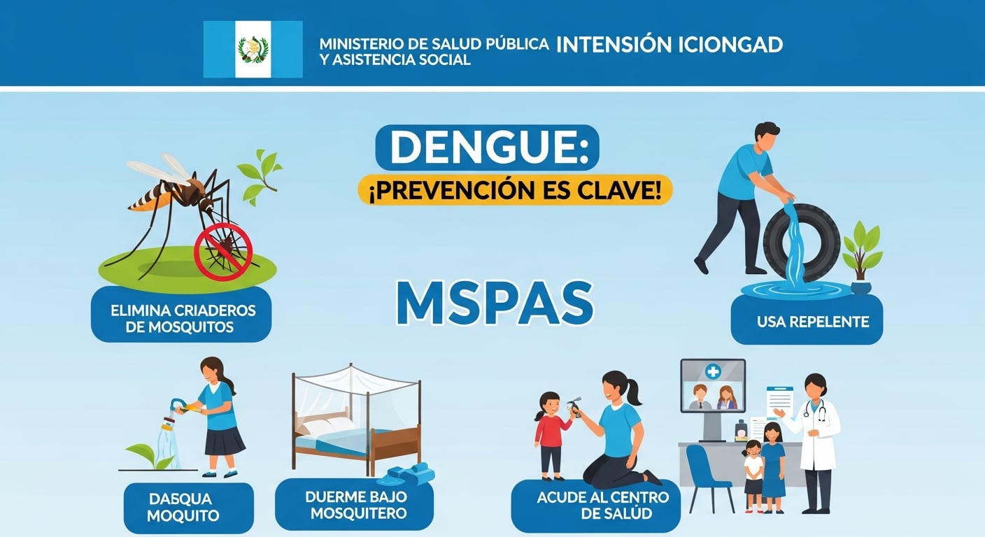 El Ministerio de Salud de Guatemala intensificó las acciones para prevenir el dengue