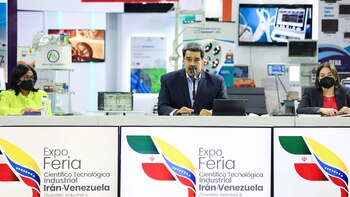 Maduro en un feria con