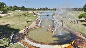 Los piletones de los parques