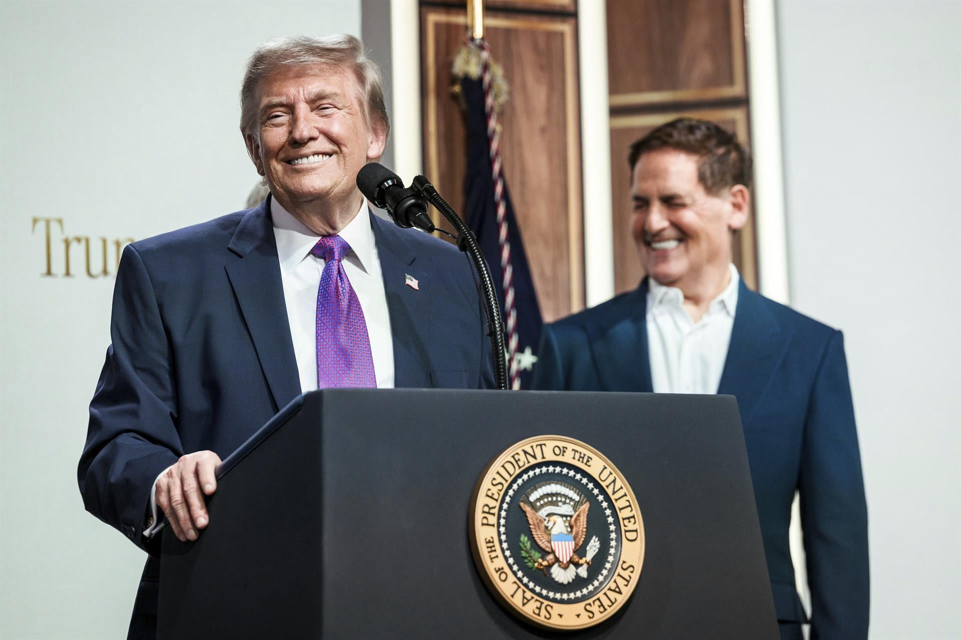 Trump destacó los logros económicos y militares durante su segunda gestión en la Casa Blanca