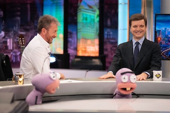 Marc Giró durante su visita