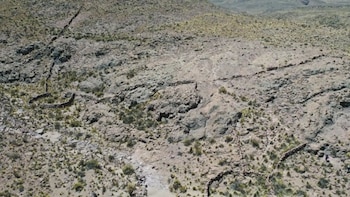 Estructuras de piedra en el