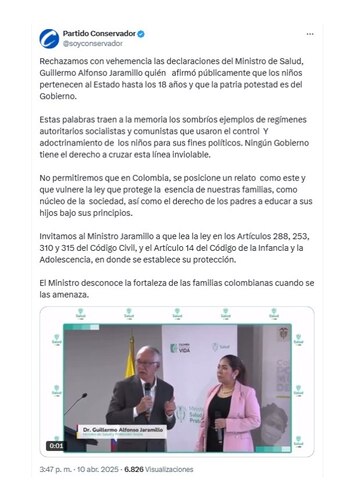 Con esta publicación en la