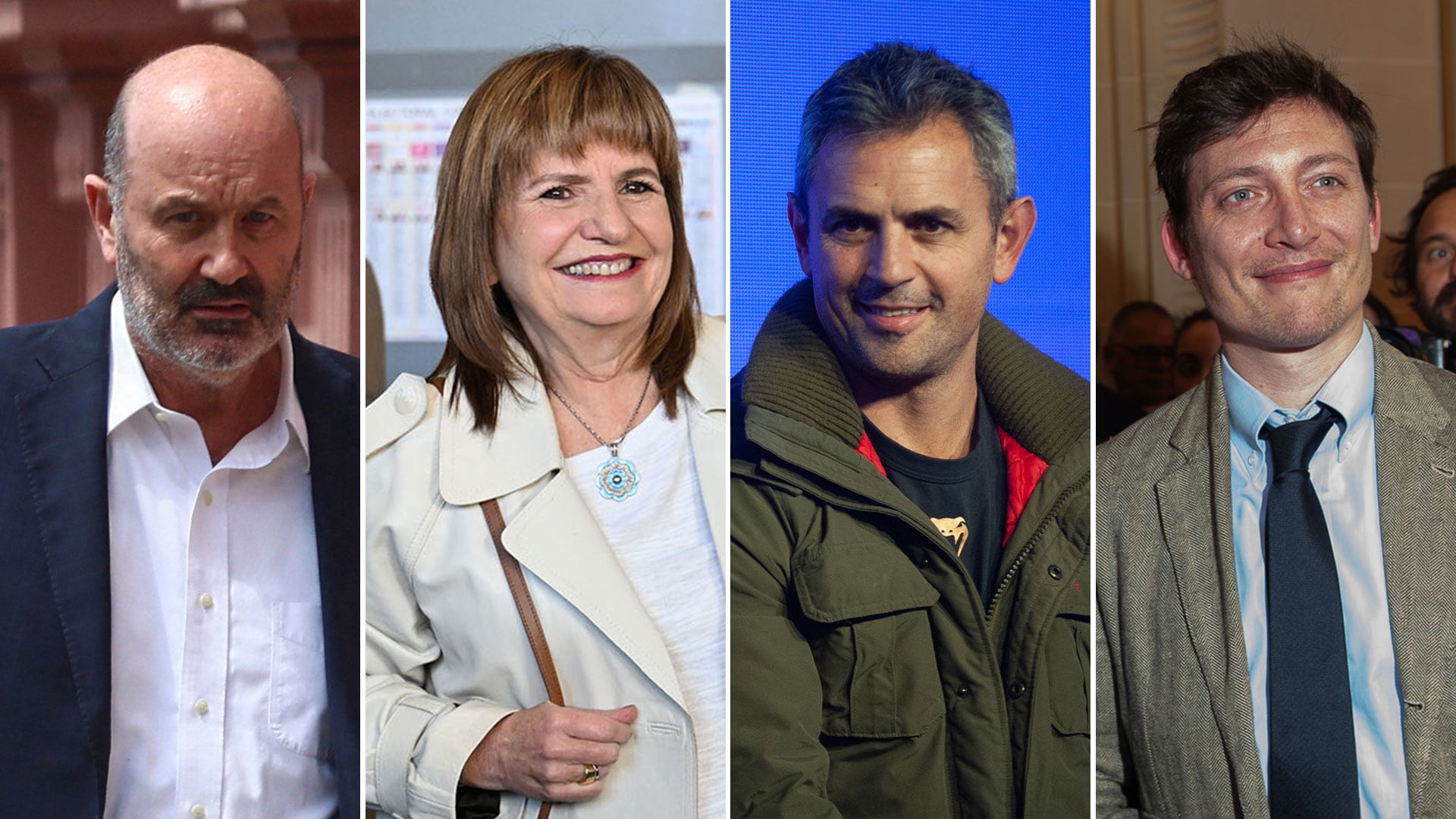 Federico Sturzenegger, Patricia Bullrich, Martín Menem y Santiago Caputo