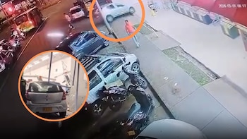 Un carro terminó dentro de un supermercado en Dosquebradas y dejó cinco heridos: un conductor inexperto ocasionó el accidente
