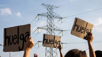 La huelga de Sintraelecol comenzó