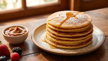 Receta de panqueques de maicena, rápida y fácil