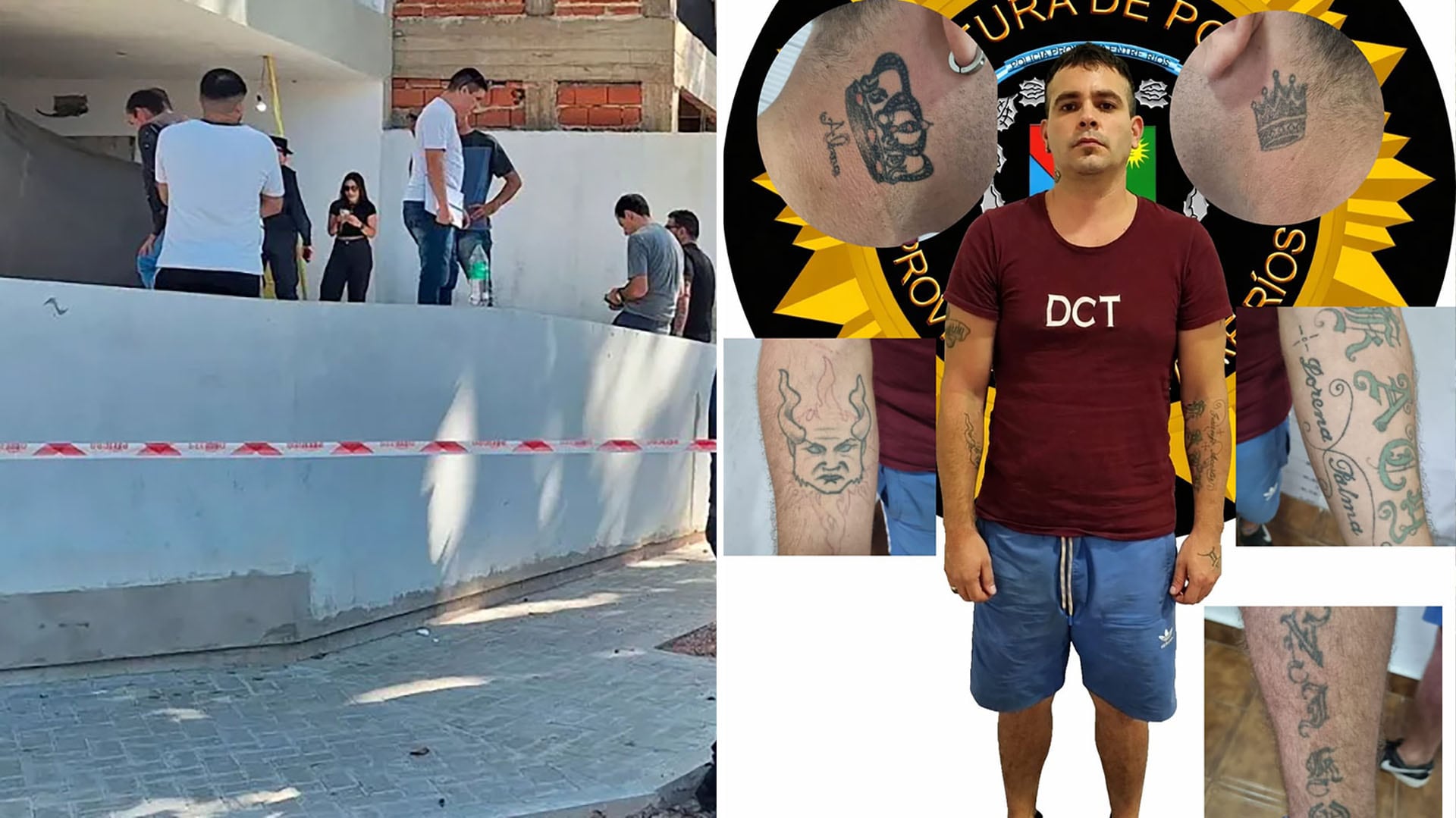 La Policía de Entre Ríos busca a Nicolás Alexander Acosta, el principal sospechoso de haber asesinado al sereno de una obra en construcción en Colón, Entre Ríos, y haber ocultado su cuerpo detrás de una pared.