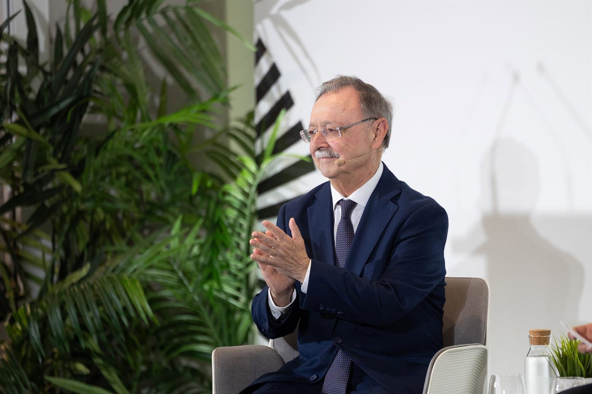 El presidente de Ceuta, Juan Jesús Vivas, durante el Foro ABC, a 21 de octubre de 2026, en Madrid. (Jesús Hellín - Europa Press)