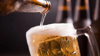 Cerveza que estuvo fuera del