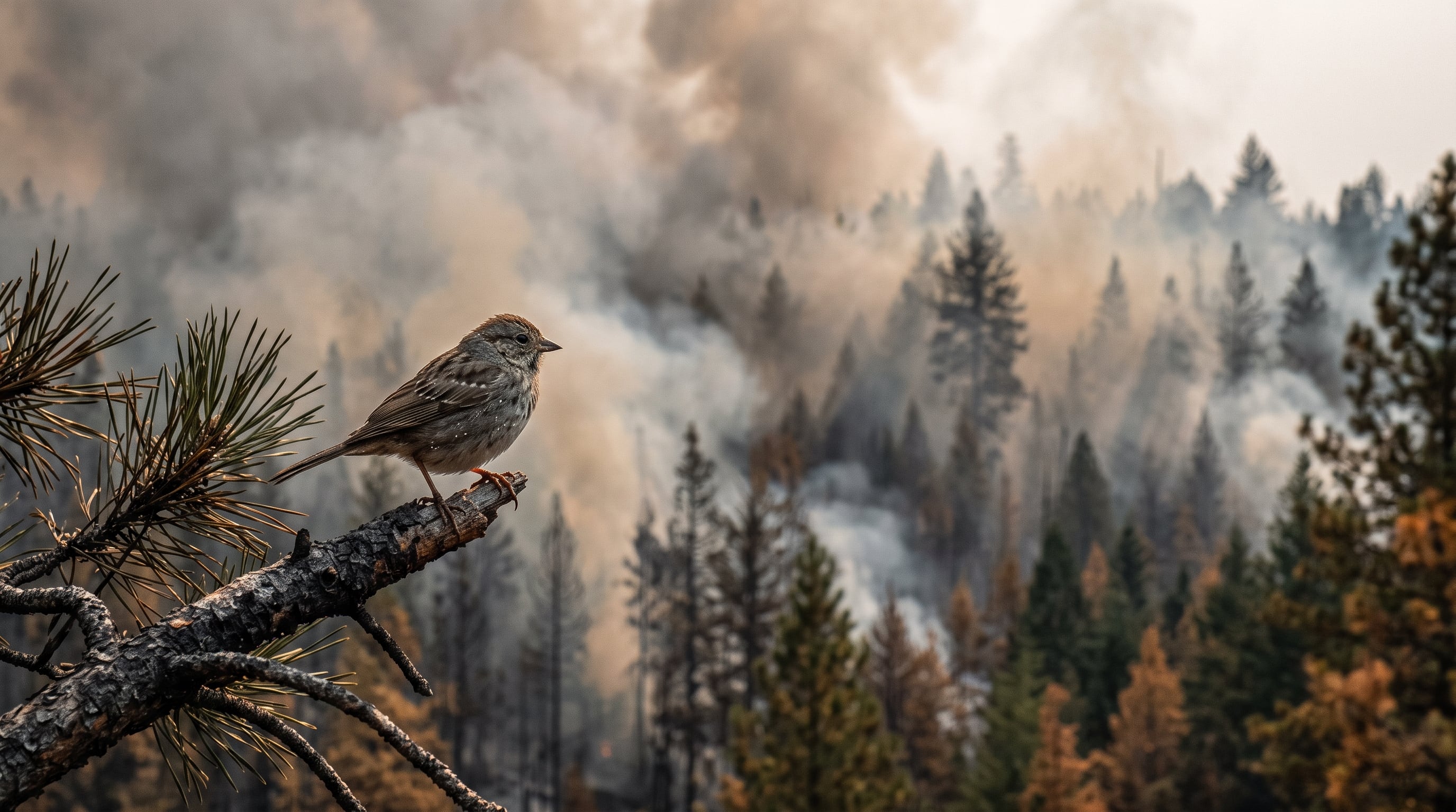 El aumento de la contaminación por humo de incendios forestales se asoció con una caída cercana al 3% en el número de especies de aves, con reducciones mayores en los sitios más expuestos (Imagen Ilustrativa Infobae)