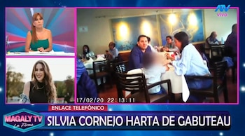Silvia Cornejo rompe su silencio sobre Jean Paul Gabuteau y Analía Jiménez: “Ya es momento que yo tenga que hablar”. Captura: Magaly TV La Firme.