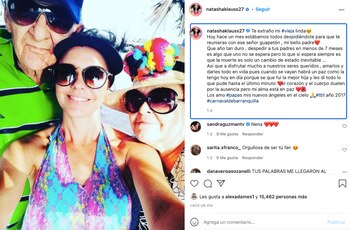 Tomada de Instagram @natashaklauss27