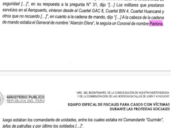 Personal del Ejército señaló a