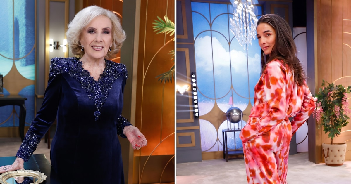 Mirtha Legrand y Juana Viale en la mesaza del fin de semana en El Trece